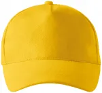 5-Panel-Baseballmütze, gelb