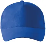5-Panel-Baseballmütze, königsblau