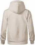 Bequemes Damen-Sweatshirt mit Kapuze, eisgrau