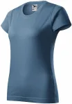 Damen einfaches T-Shirt, denim