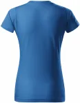 Damen einfaches T-Shirt, hellblau