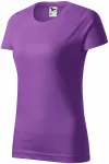 Damen einfaches T-Shirt, lila