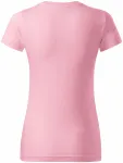 Damen einfaches T-Shirt, rosa