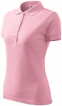 Damen elegantes Poloshirt, rosa