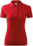 Damen elegantes Poloshirt, rot