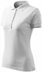 Damen elegantes Poloshirt, weiß Damen elegantes Poloshirt, weiß