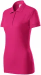 Damen eng anliegendes Poloshirt, lila