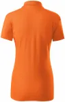 Damen eng anliegendes Poloshirt, orange