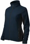Damen Fleece-Kontrastjacke, dunkelblau