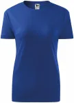 Damen klassisches T-Shirt, königsblau