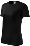 Damen klassisches T-Shirt, schwarz