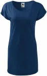 Damen langes T-Shirt/Kleid, Mitternachtsblau