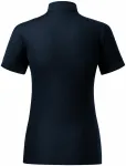 Damen-Poloshirt aus Bio-Baumwolle, dunkelblau