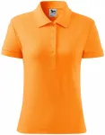 Damen Poloshirt, Mandarine