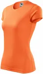 Damen Sport T-Shirt, Neon Mandarine