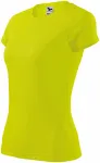Damen Sport T-Shirt, Neon Gelb