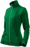 Damen Sweatshirt ohne Kapuze, Grasgrün Damen Sweatshirt ohne Kapuze, Grasgrün