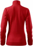 Damen Sweatshirt ohne Kapuze, rot