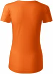 Damen T-Shirt, Bio-Baumwolle, orange