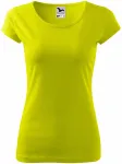 Damen T-Shirt mit sehr kurzen Ärmeln, lindgrün