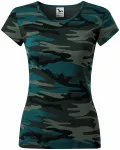 Damen Tarn-T-Shirt, tarnblau