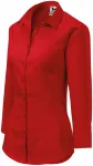 Damenbluse mit langen Ärmeln, rot