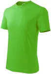 Das einfache T-Shirt der Kinder, Apfelgrün