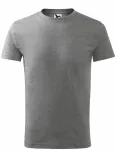 Das einfache T-Shirt der Kinder, dunkelgrauer Marmor