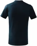 Das einfache T-Shirt der Kinder, dunkelblau