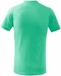 Das einfache T-Shirt der Kinder, Minze