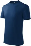 Das einfache T-Shirt der Kinder, Mitternachtsblau