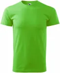 Das einfache T-Shirt der Männer, Apfelgrün