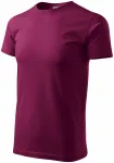 Das einfache T-Shirt der Männer, fuchsie Das einfache T-Shirt der Männer, fuchsie