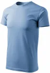 Das einfache T-Shirt der Männer, Himmelblau