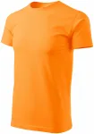 Das einfache T-Shirt der Männer, Mandarine
