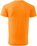 Das einfache T-Shirt der Männer, Mandarine