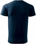 Das einfache T-Shirt der Männer, dunkelblau