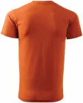 Das einfache T-Shirt der Männer, orange