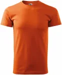 Das einfache T-Shirt der Männer, orange