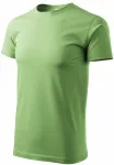 Das einfache T-Shirt der Männer, erbsengrün