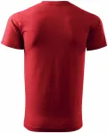 Das einfache T-Shirt der Männer, rot