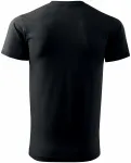 Das einfache T-Shirt der Männer, schwarz
