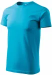 Das einfache T-Shirt der Männer, türkis Das einfache T-Shirt der Männer, türkis