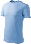 Das klassische T-Shirt der Männer, Himmelblau Das klassische T-Shirt der Männer, Himmelblau
