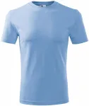 Das klassische T-Shirt der Männer, Himmelblau