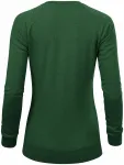 Einfaches Damen-Sweatshirt, flaschengrüner Marmor