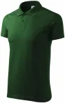 Einfaches Herren Poloshirt, Flaschengrün