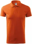 Einfaches Herren Poloshirt, orange