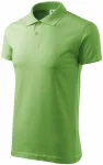 Einfaches Herren Poloshirt, erbsengrün