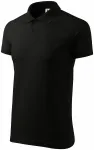 Einfaches Herren Poloshirt, schwarz